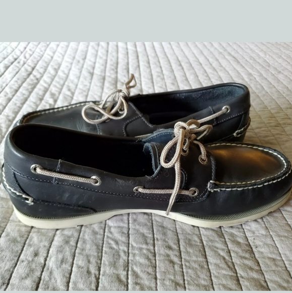 Sperry Top-Sider Leeward 2-Eye Navy Shoe MSRP $95 - Picture 8 of 10